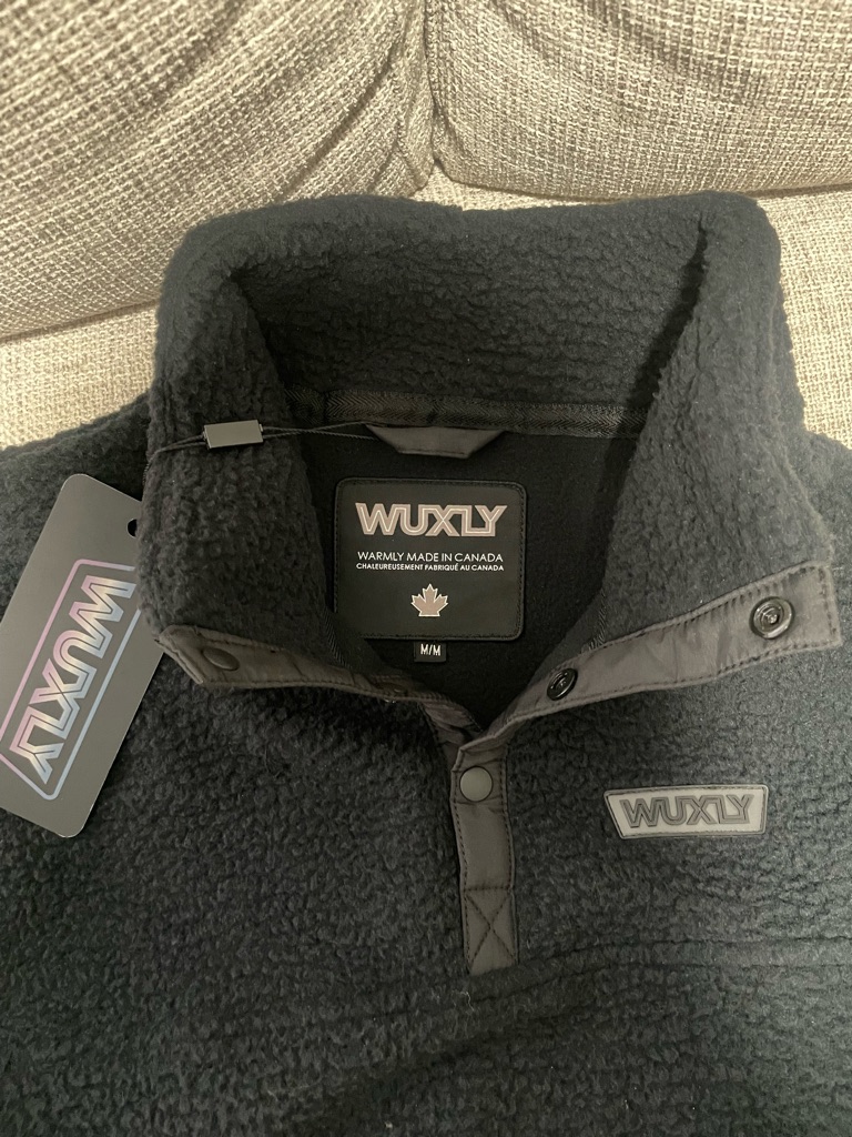 Wuxly Ember Fleece, Black, Medium — image 3 of 4